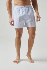 Kiff-Kiff Cuecas de popelina para homem azul