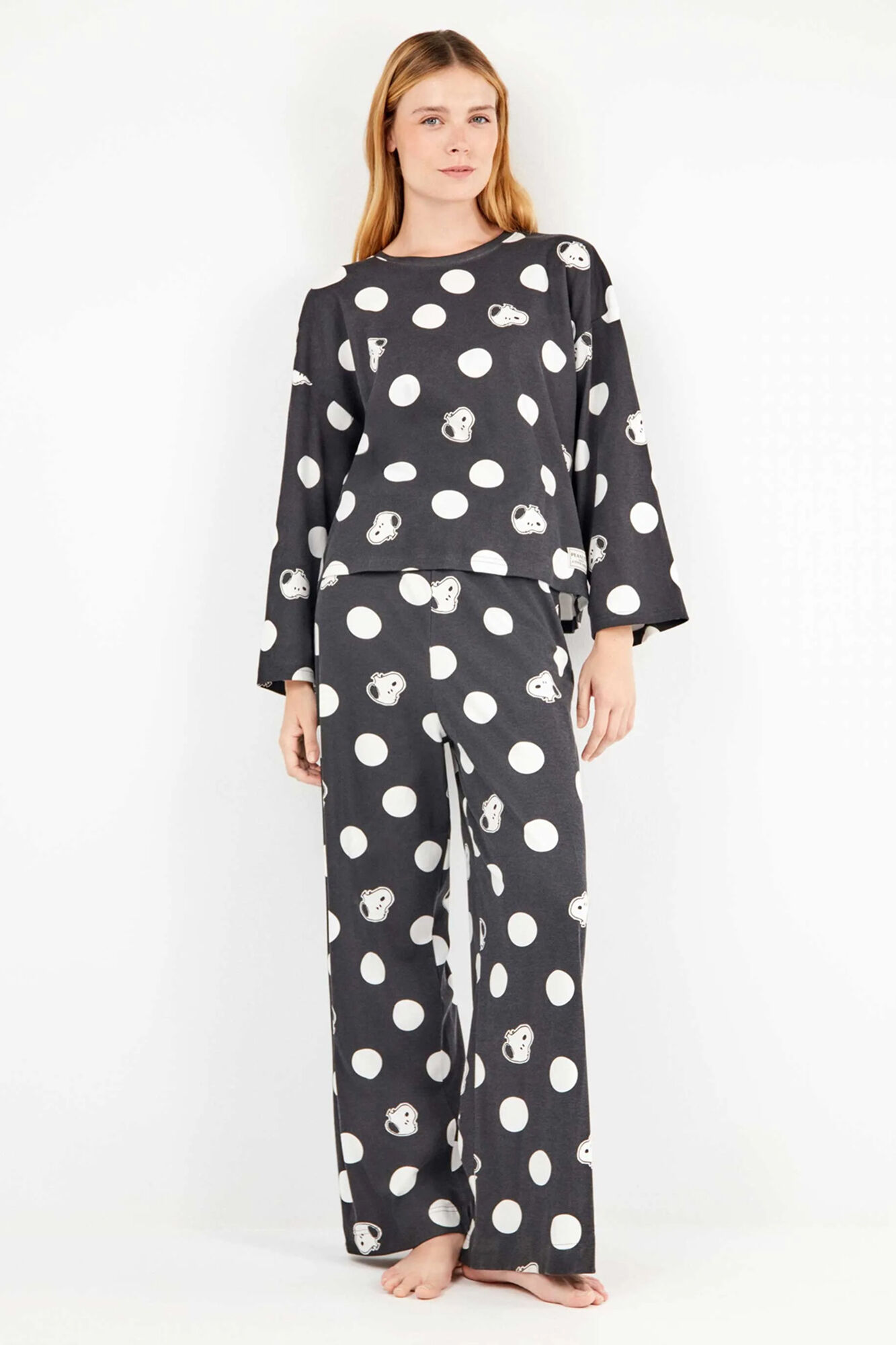 Gisela Conjunto de pijama maxi top do Snoopy