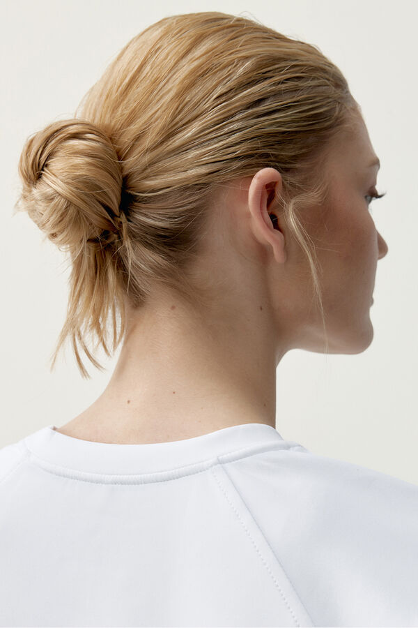 Born Living Yoga White sweatshirt FLORA beige