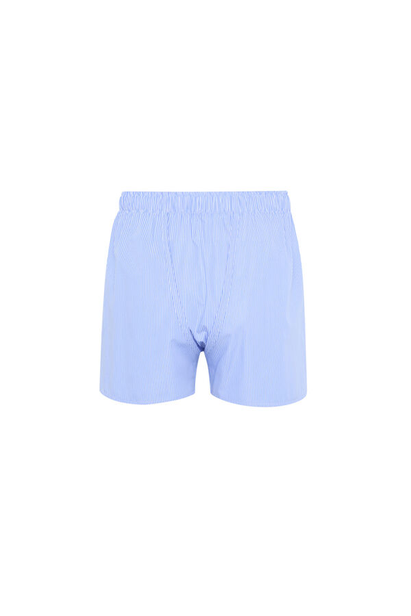 Kiff-Kiff Cuecas Popelina Masculinas azul