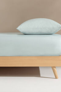 Textura Capa de baixo algodão orgânico. Cama 135-140 cm.