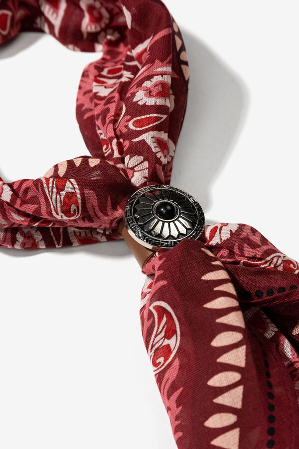 Vilanova Bandana Paisley con Ajuste rojo