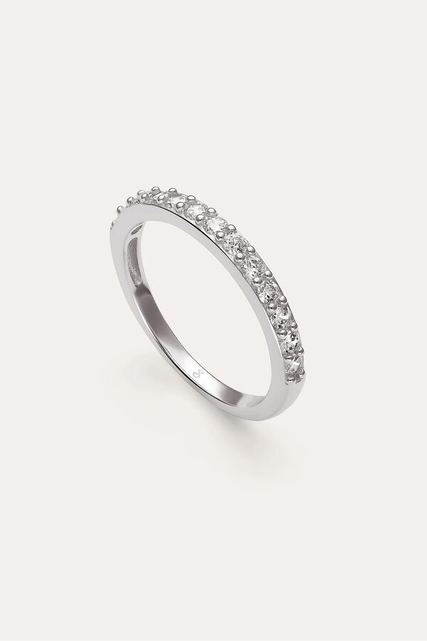 Singularu Anillo Shine Plata gris
