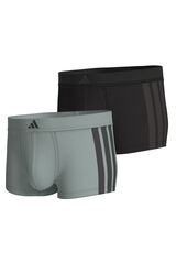 Adidas Pack 2 boxer logo verde