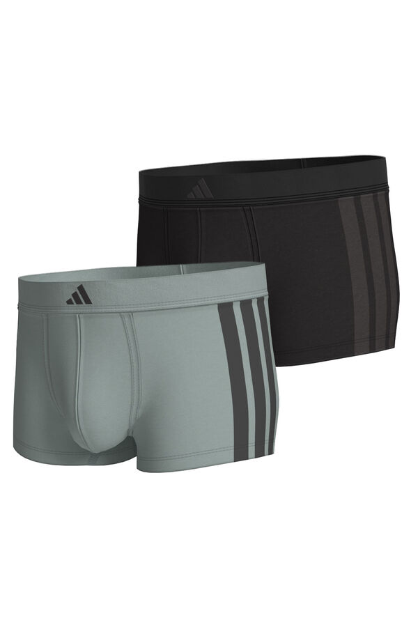 Adidas Pack 2 boxer logo verde