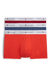 Tommy Hilfiger Pack 3 boxers em algod&atilde;o
