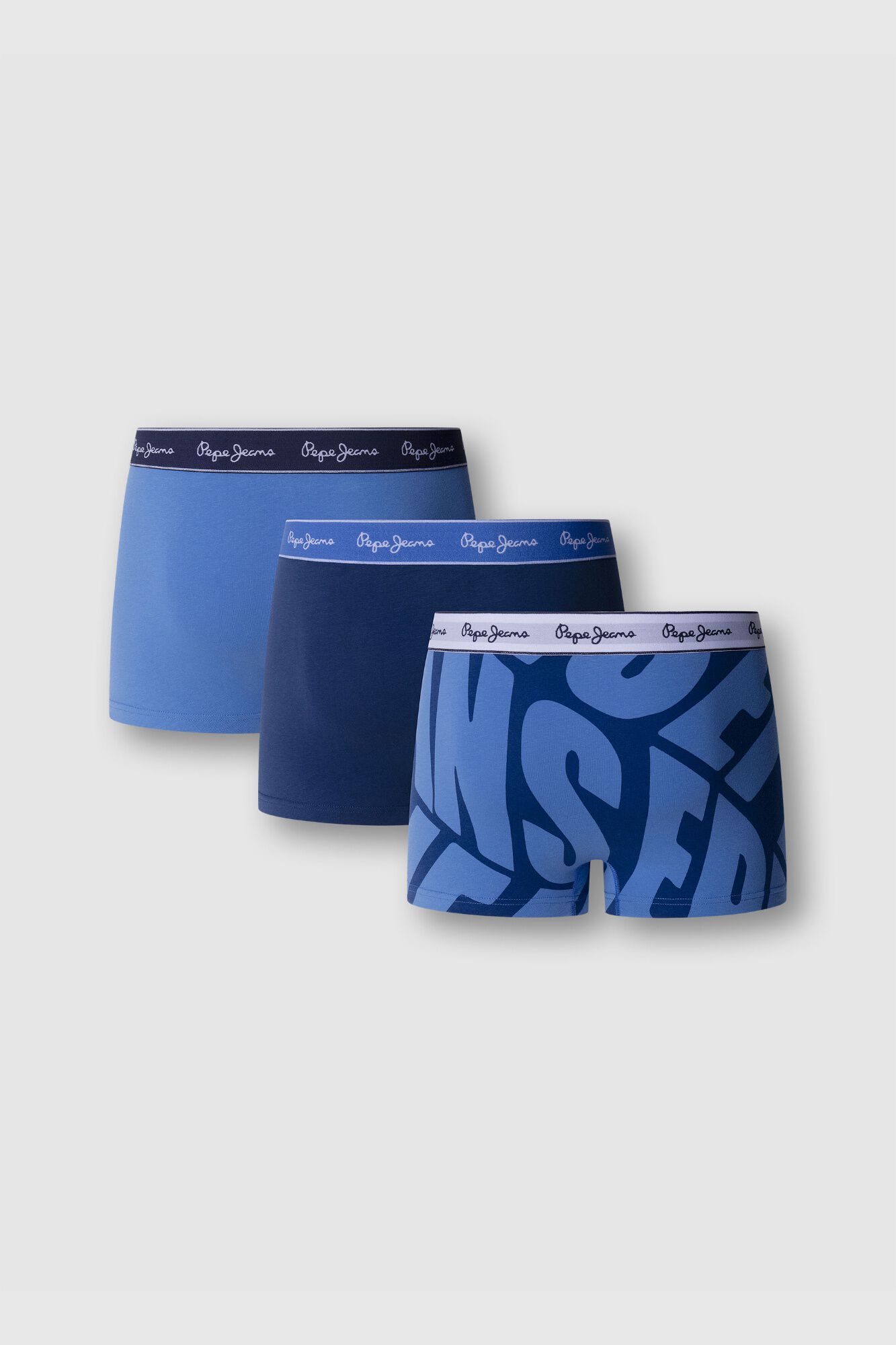 Pepe Jeans Pack 3 boxer liso e logo