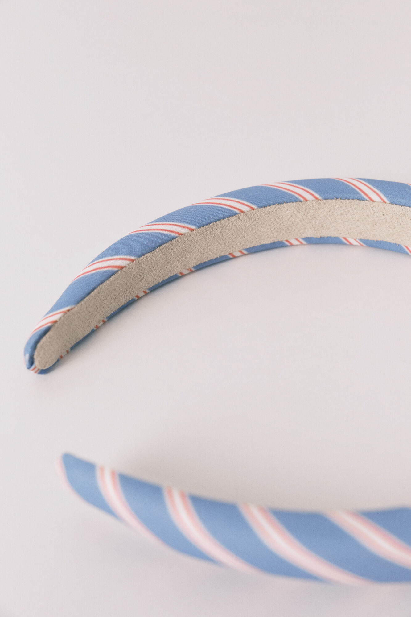Women'secret Diadema pelo print rayas azul