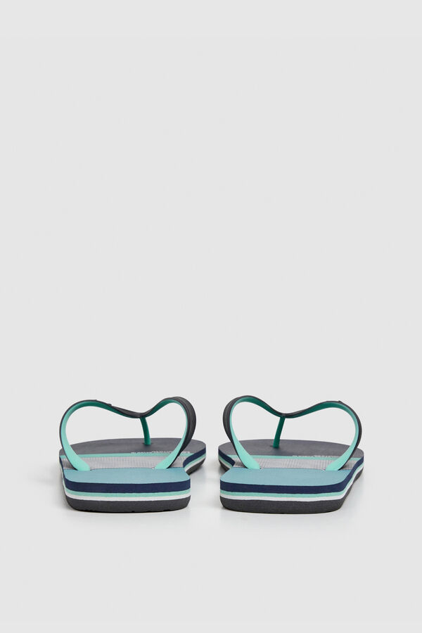 Pepe Jeans Chinelos de riscas multicolor cinzento