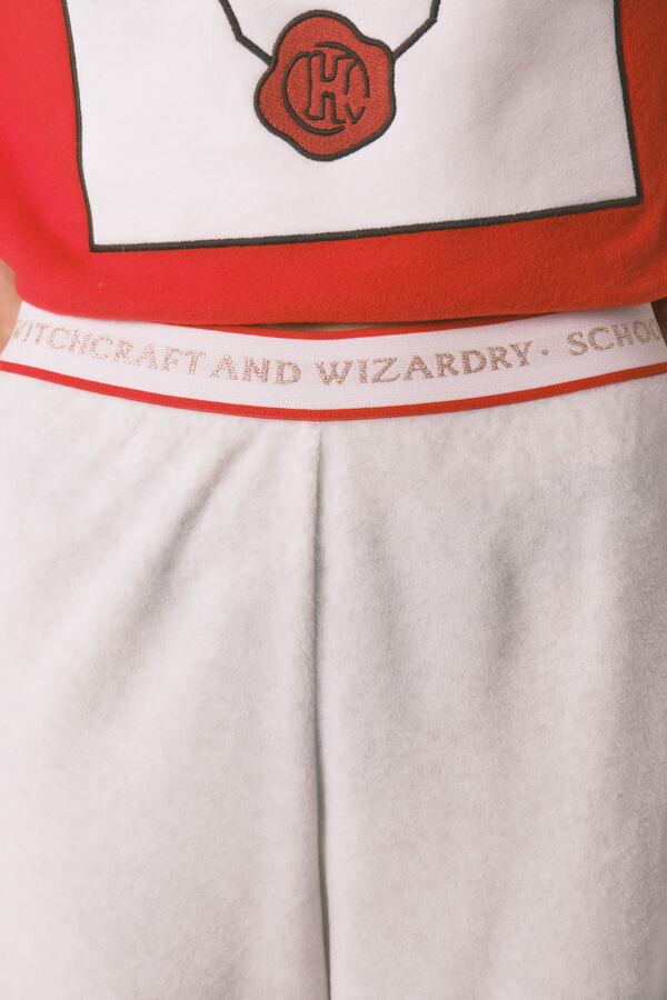 Women'secret Pijama comprido polar suave estampado Harry Potter vermelho