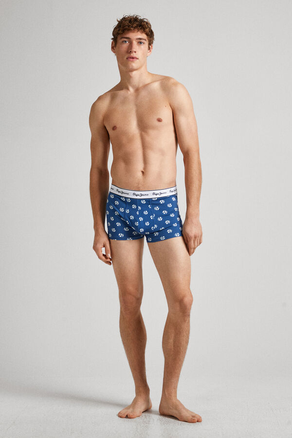Pepe Jeans Pack de 3 boxers de cintura normal azul