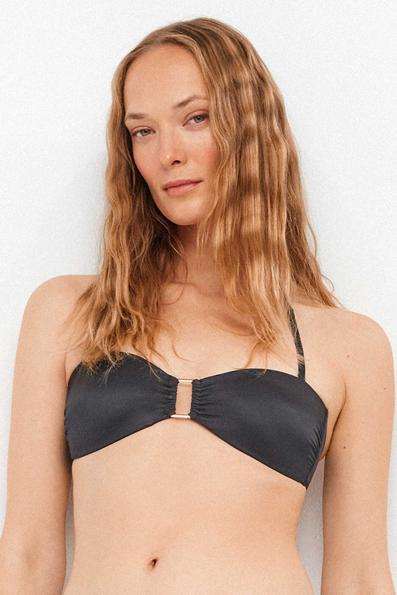 Gisela Bikini bandeau detalle argolla