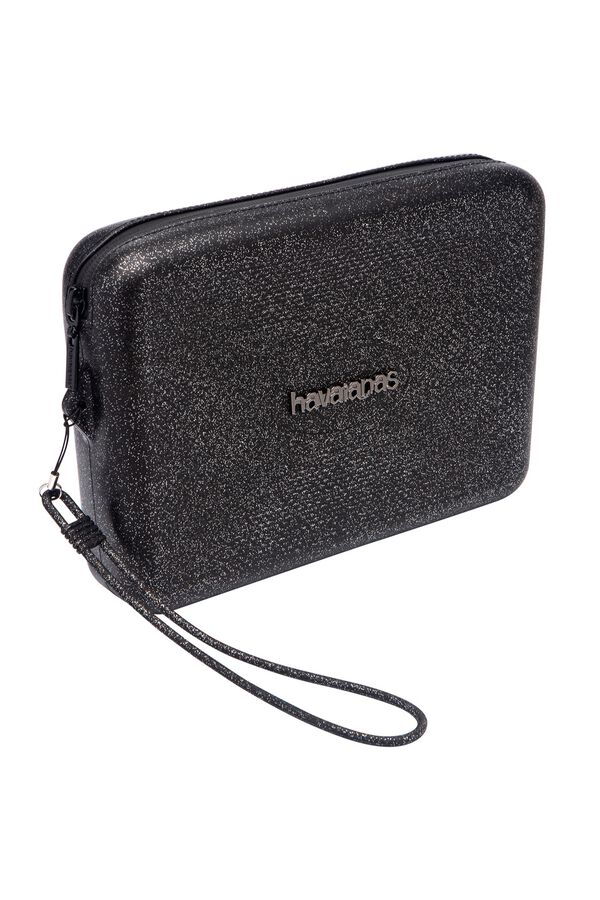Havaianas N&eacute;cessaire Havaianas Glitter preto