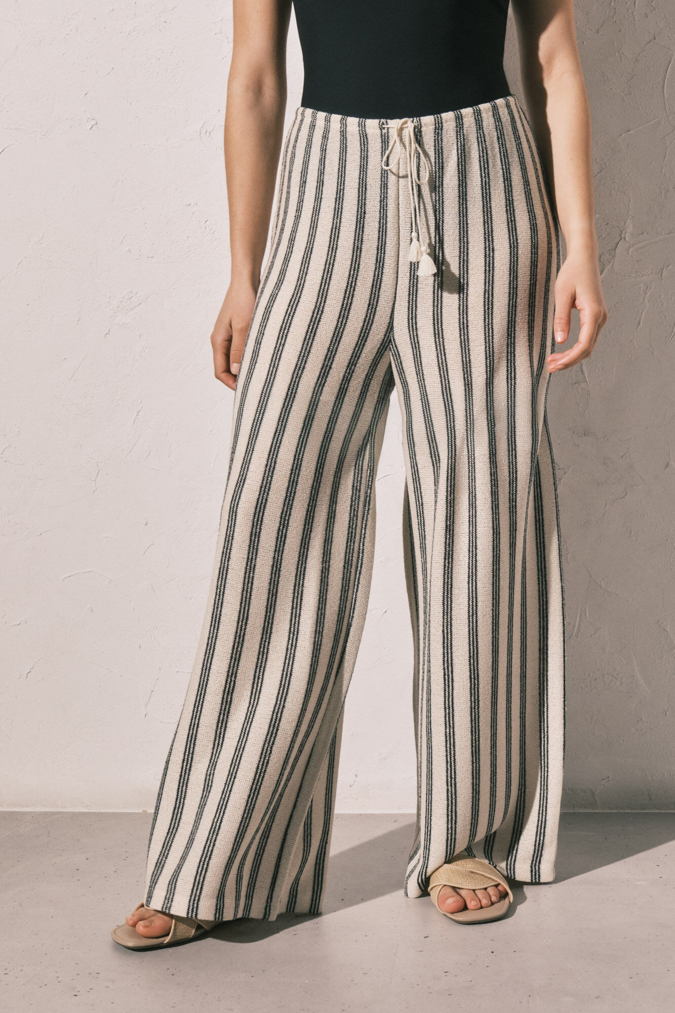 Women'secret Cal&ccedil;a comprida com estrutura de riscas