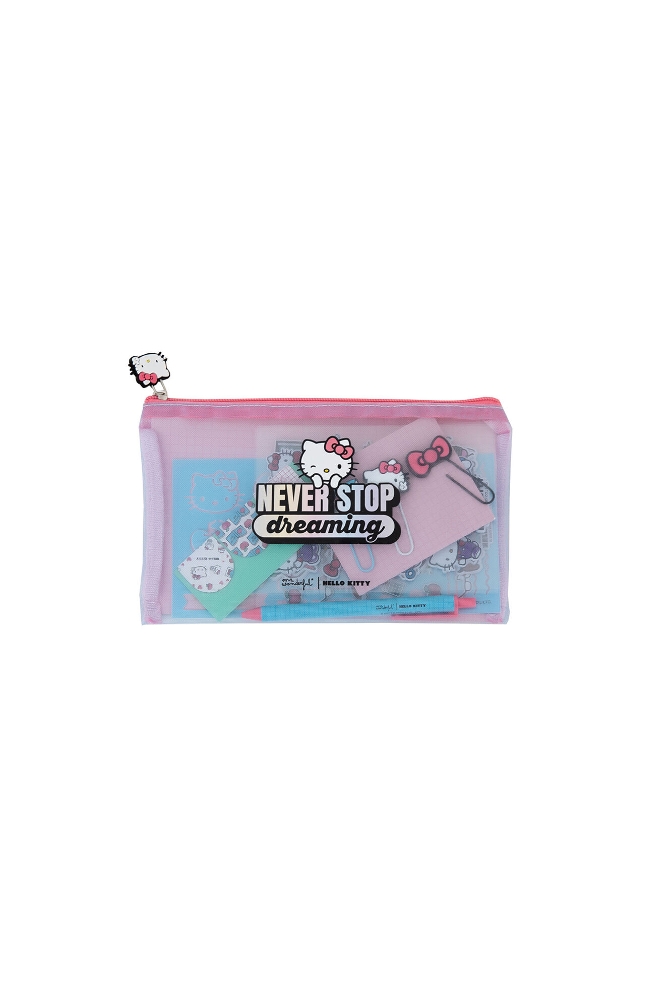 Mr. Wonderful Conjunto de escrita Hello Kitty x Mr. Wonderful - Nunca pare de sonhar