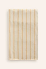 Womensecret Savina mustard striped beach towel printed