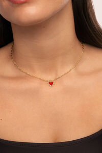 Singularu Amour Gold Plated Necklace