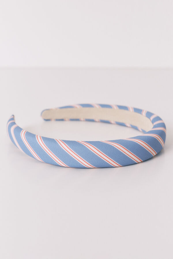 Women'secret Bandolete estampado animal riscas azul azul