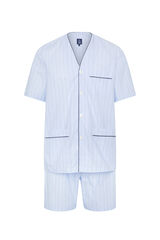 Kiff-Kiff Pijama corto&nbsp;&nbsp;de algod&oacute;n de rayas en color azul claro&nbsp; azul