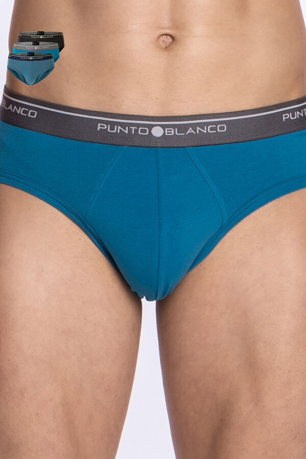 Punto Blanco Pack de 3 slips algod&oacute;n estampado