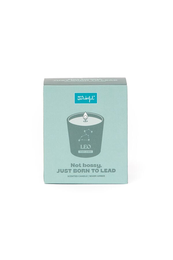 Mr. Wonderful Vela perfumada - Leo estampado