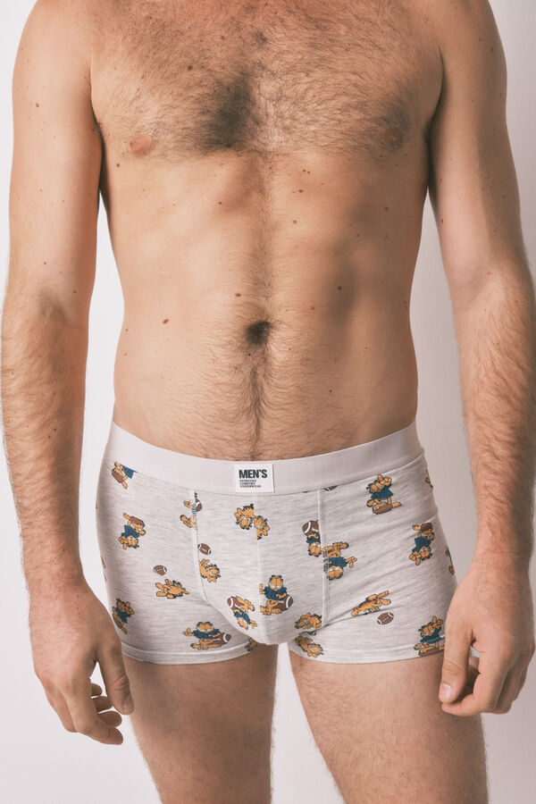 Women'secret Pacote com 2 boxers de cuecas Garfield bege