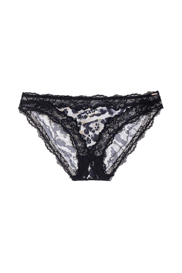 Dorina Braga estampada Origins print negro