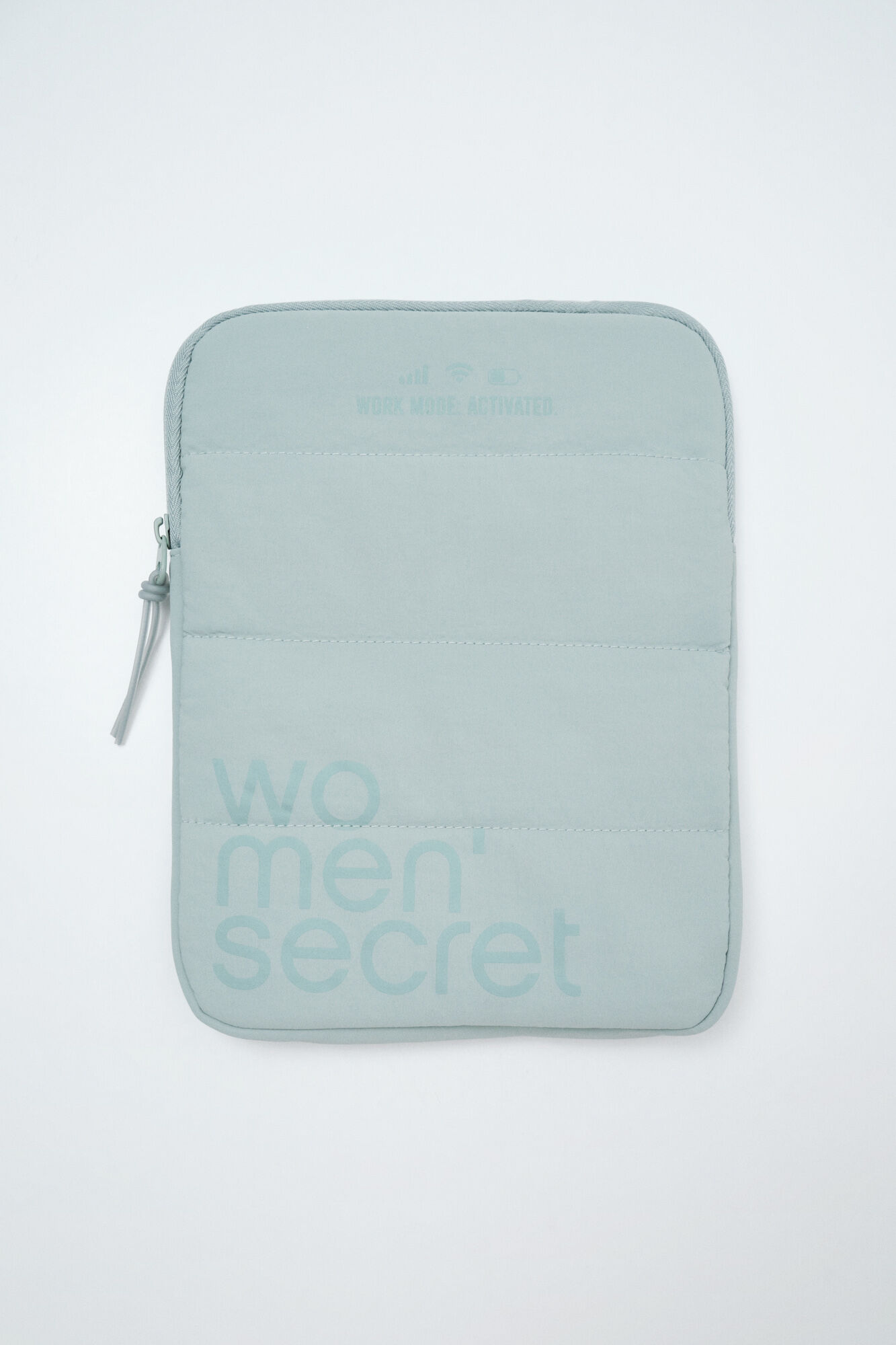 Women'secret Capa para tablet acolchoada verde