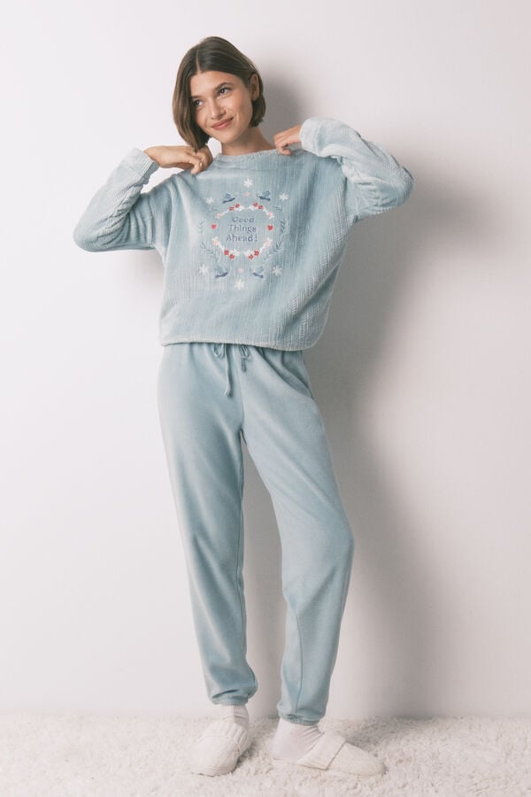 Women'secret Pijama comprido azul