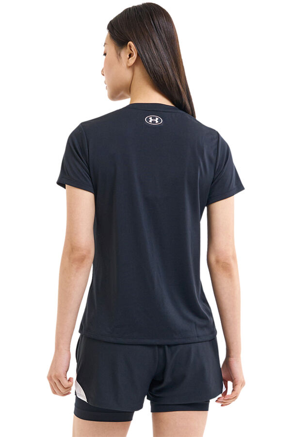 Under Armour T-shirt manga curta t&eacute;cnica preto