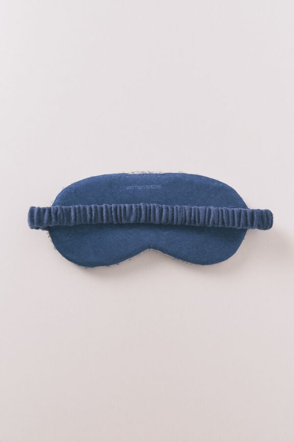 Women'secret M&aacute;scara de dormir boucl&eacute; azul estampado