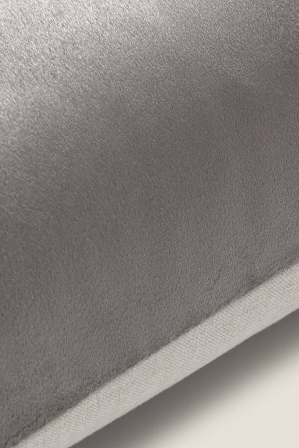 Textura Capa travesseiro veludo algodão 45 x 45 cm. bege