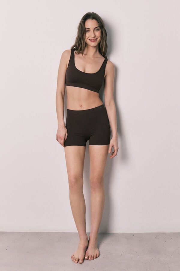 Women'secret Boxers sem costura gren&aacute; estampado