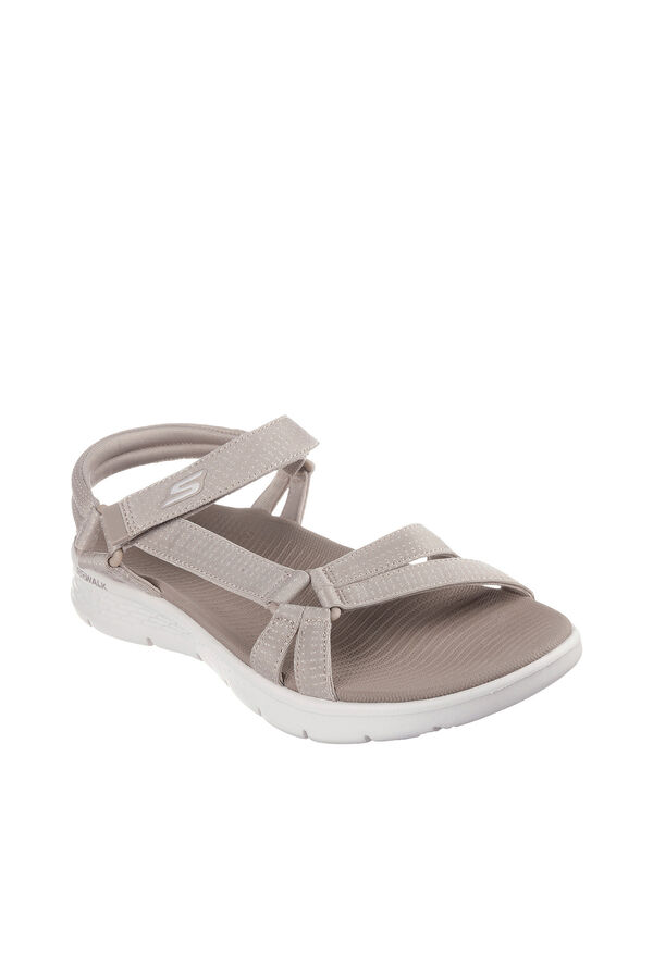 Skechers Sand&aacute;lia Go walk flex bege