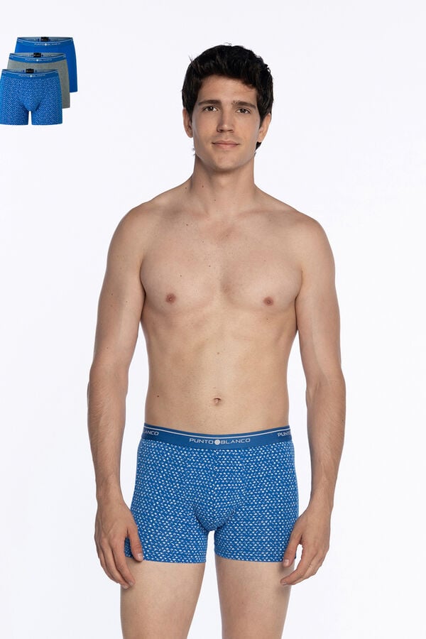 Punto Blanco Pacote com 3 Boxers, Basix branco