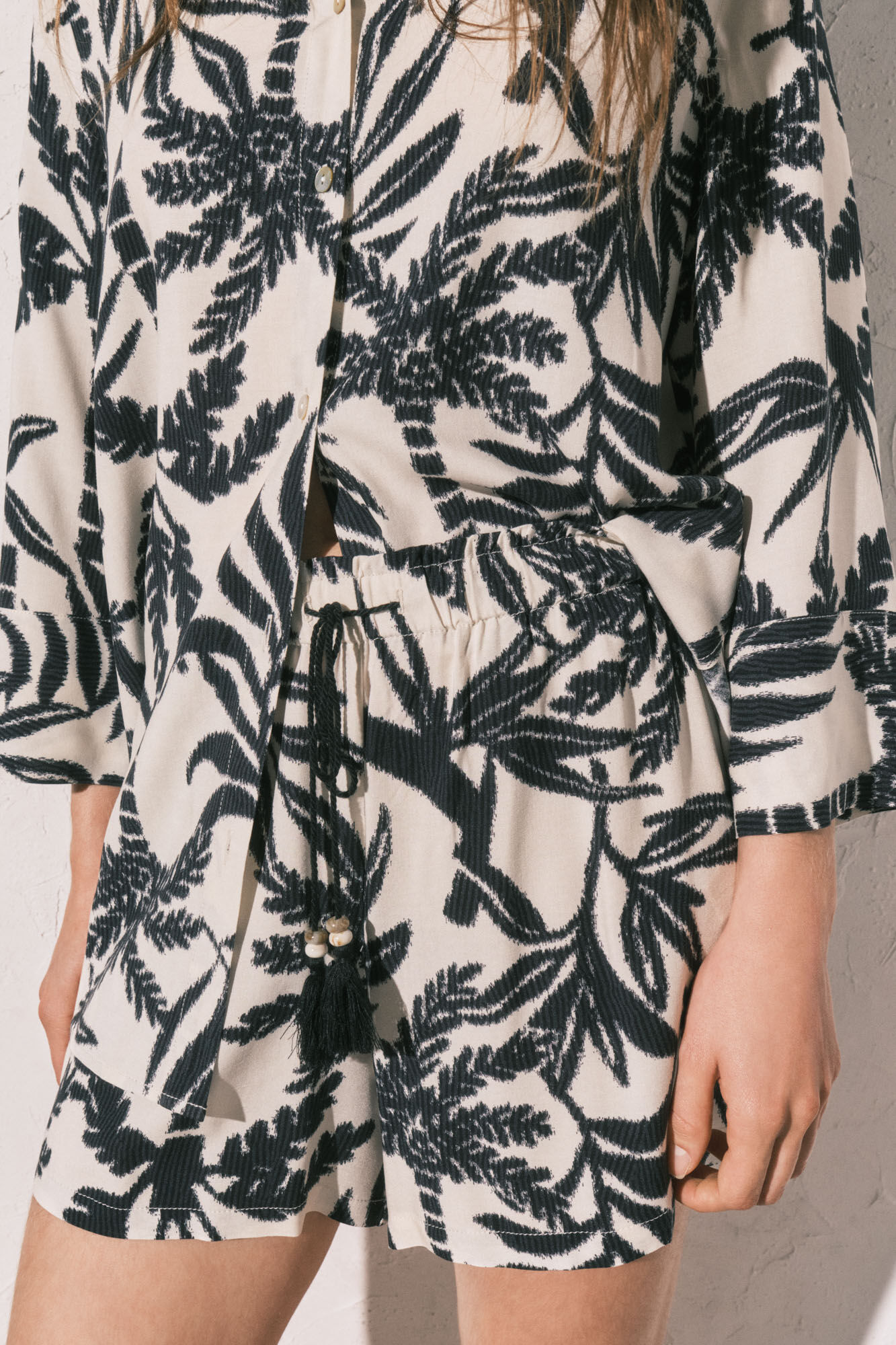 Women'secret Conjunto camisa y pantal&oacute;n corto estampados