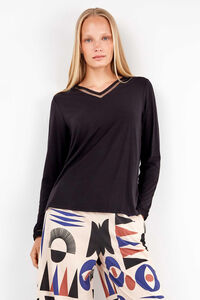 Gisela Camiseta detalle encaje escote