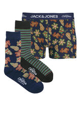 Jack & Jones Pack of socks and boxers blue