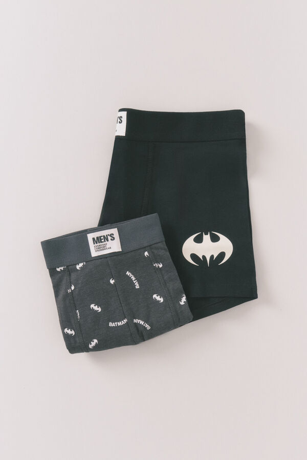 Women'secret Pacote com 2 boxers cinza do Batman cinzento