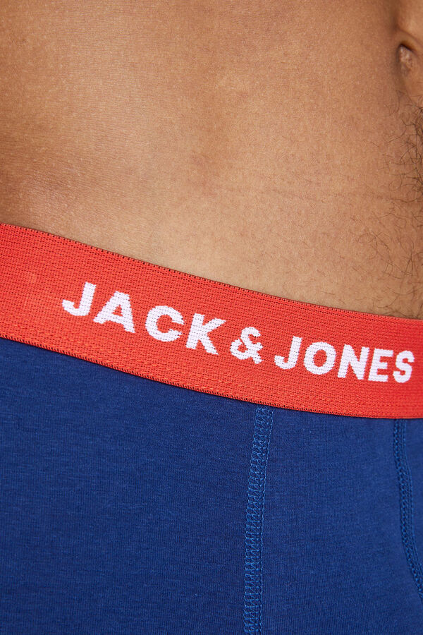 Jack & Jones Pack de 5 boxers b&aacute;sicos azul