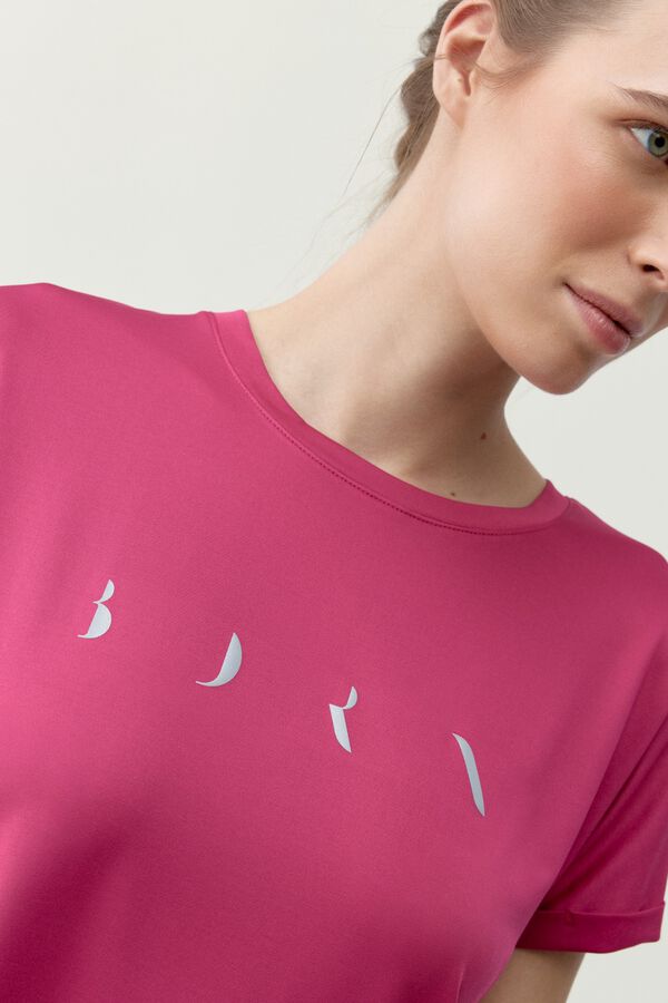 Born Living Yoga T-shirt Azami Ameixa estampado