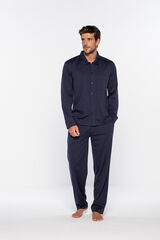 Punto Blanco Pijama comprido homem azul
