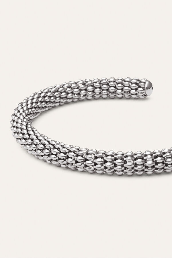Singularu Brazalete Disco Acero gris