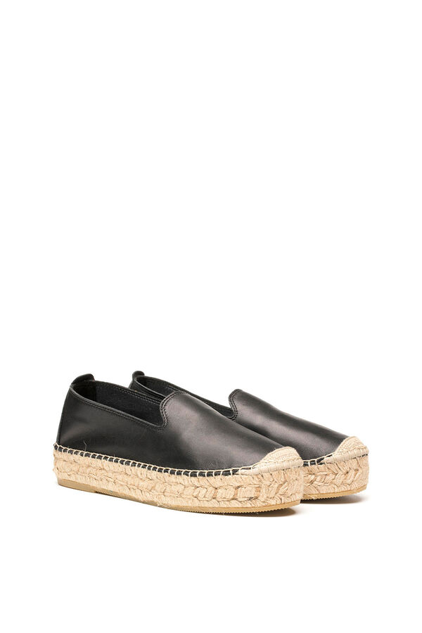 Vidorreta Slippers loafer rasos juta preto