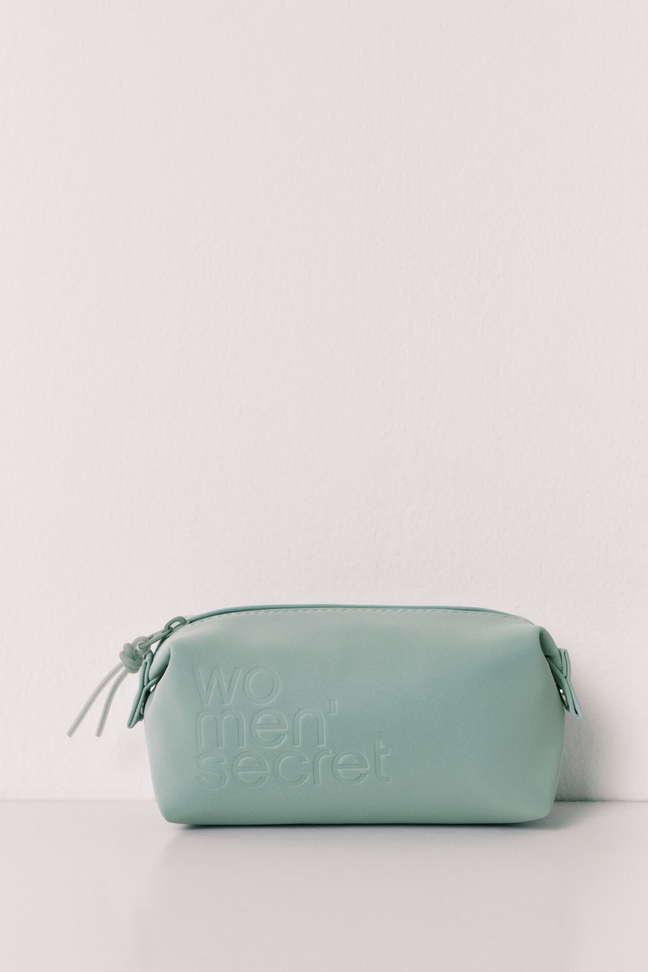 Women'secret Necessaire pequena com fecho-&eacute;clair verde