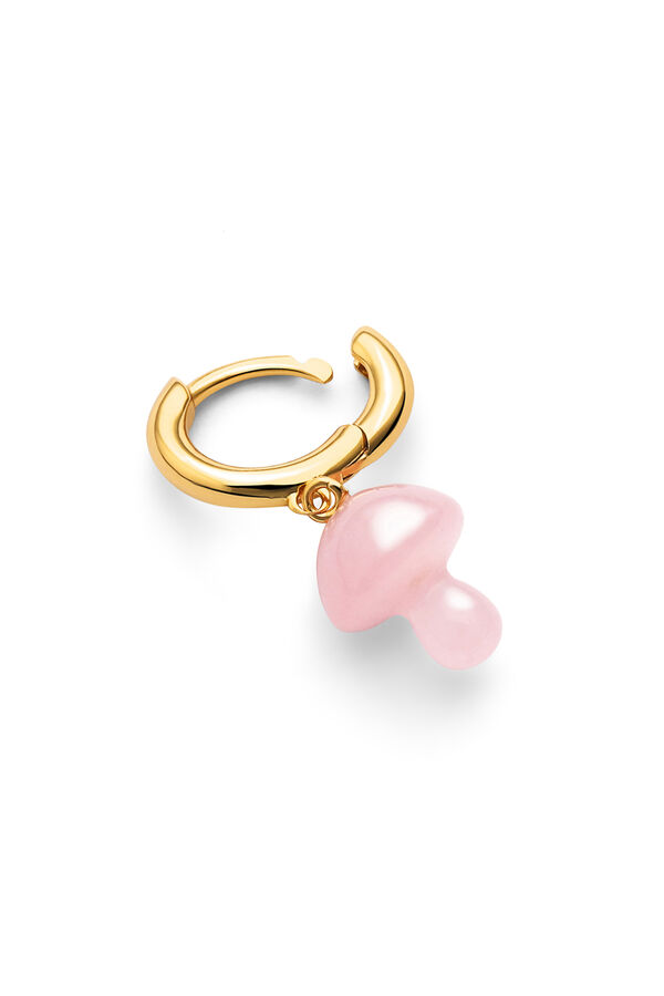 Singularu Pendiente Suelto Aro Seta Rosa Ba&ntilde;o Oro amarillo