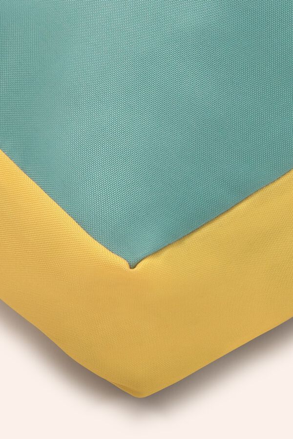 Calma House Almofada para animal de estima&ccedil;&atilde;o Buby turquesa 60x40x12 azul