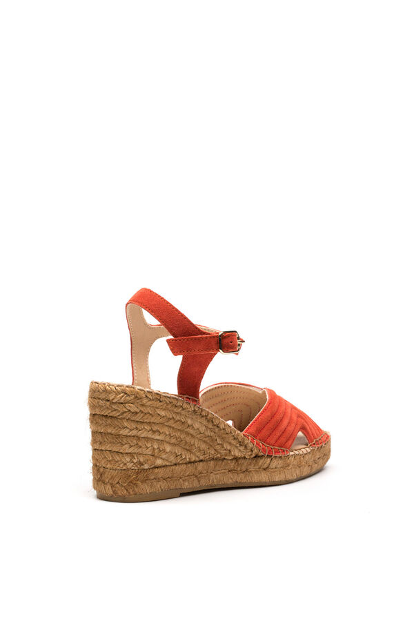 Vidorreta Sandalia Abierta Yute rojo