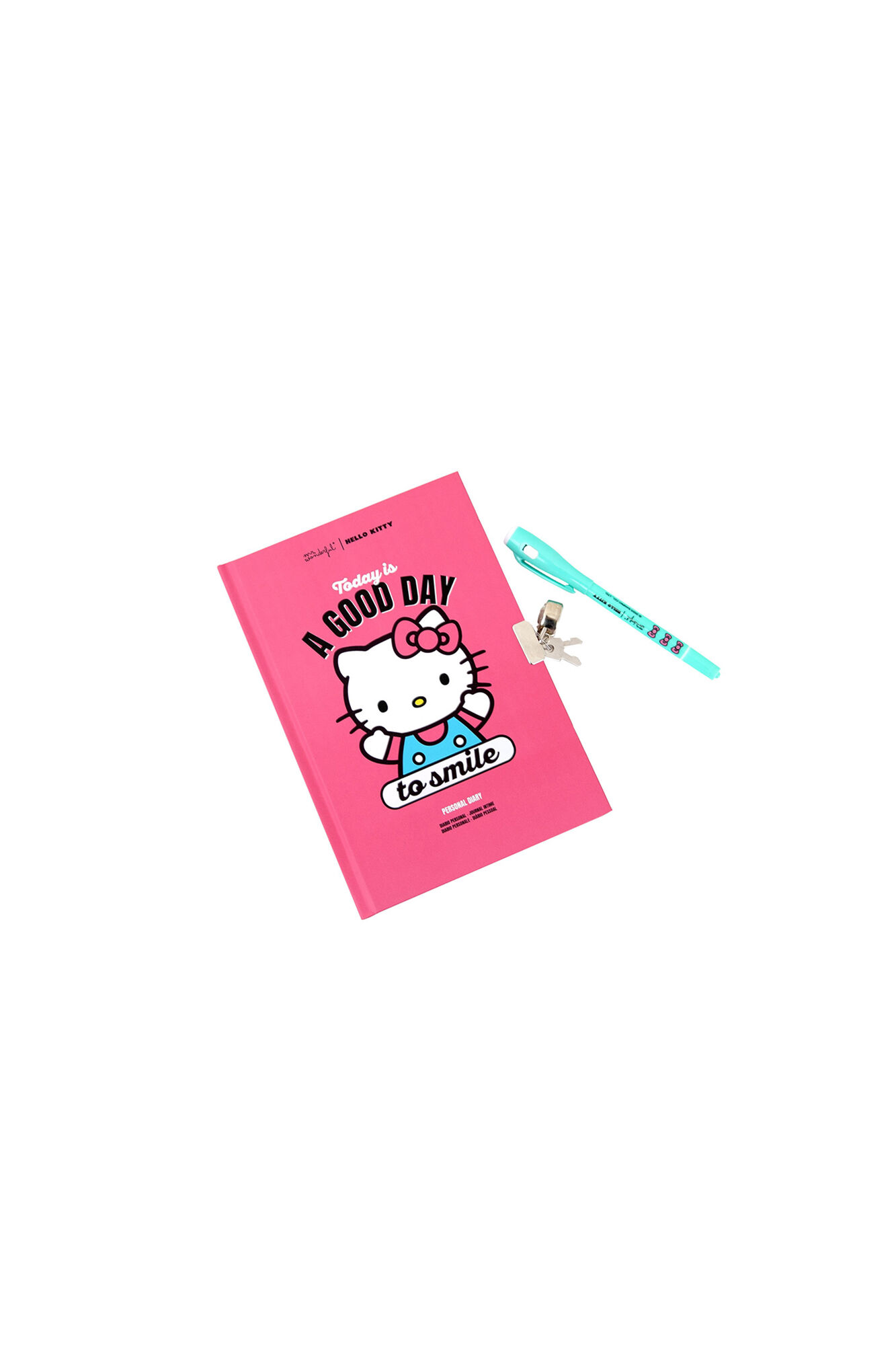 Mr. Wonderful Conjunto de 2 canetas apag&aacute;veis ​​Bo-Bo Hello Kitty - Hello Kitty e Kuromi