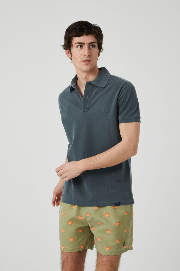 Kiff-Kiff Mai&ocirc; com estampa de caranguejo verde